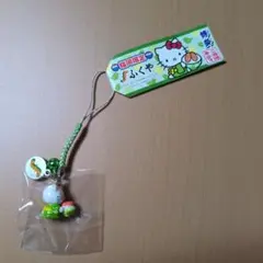 バ*ー様 【129】ご当地キティ　根付（ストラップ）　福岡限定（ふくや）朝顔　B 129】ご当地キティ 根付（ストラップ） 福岡限定（ふくや）朝顔 BL 1点