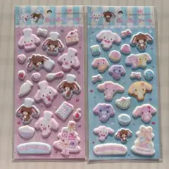 正規品　スピンズ　サンリオ シュガーバニーズ ぷくぷくシール 2枚セットのサムネイル