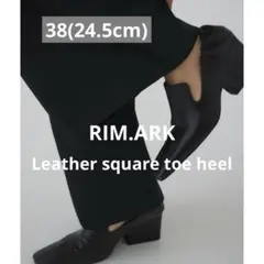 RIM.ARK 26SS Leather square toe heelのサムネイル