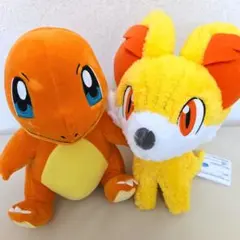 ポケットモンスター もふぐっと ほっこりいやされぬいぐるみ～ヒトカゲ・フォッコ～