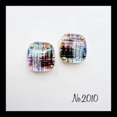 No.2010 レジンピアス レジンイヤリング ハンドメイドアクセサリー