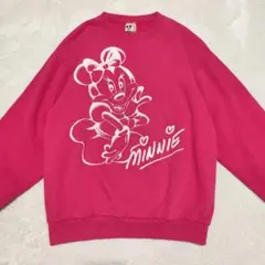 90's MINNIE MOUSE ミニーマウス スウェット トレーナー USA