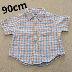 babyGap チェック柄半袖シャツ 90cm