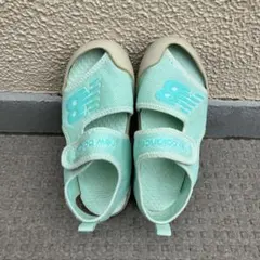 new balance 19.0cm 19.5cm サンダル ミントグリーン