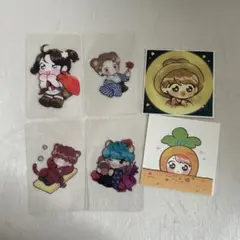 bts バンタン ジョングク テヒョン RM ユンギ トレカ ステッカー fa