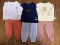パジャマ3点 90cm ユニクロ