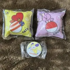 くら寿司 BT21 TATA COOKY CHIMMY キーホルダー 缶バッジ