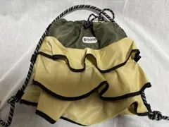 【美品】OUTDOOR リズレーティアード 巾着ショルダーバッグ カーキのサムネイル