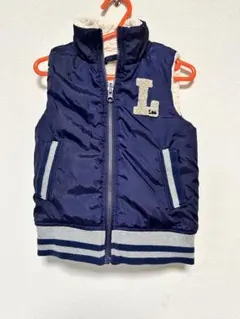 Lee リー リバーシブル　ベスト　ネイビー ベビーベスト 90cm