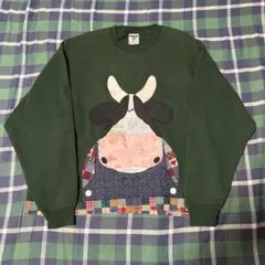 【90s 】リメイクスウェット　ボックスシルエット　JERZEES グリーン