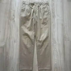 ジャブスアルキヴィオ DANTE スラックス ベージュ ストレッチ テーパード