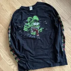 gildan ラットフィンク　tシャツ　M ビッグプリント