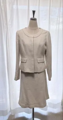 レディース 上下スカートスーツ