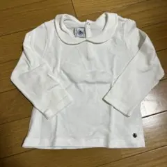 プチバトー　襟付きTシャツ　86cm