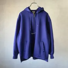 90s NIKE Purple Half-Zip Hoodie Pullover