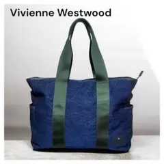 薇薇安·韋斯特伍德 手提袋 ORB壓花 藏青色 寶藍色
