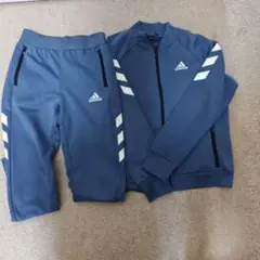 adidas ジャージ 上下セット ブルー