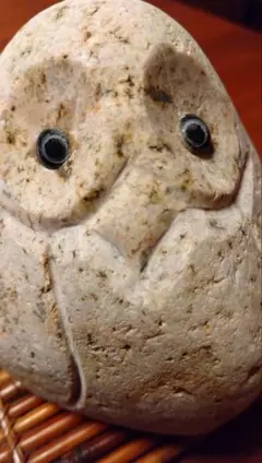 週末お値下げ中☆フクロウの置物　天然石　御影石