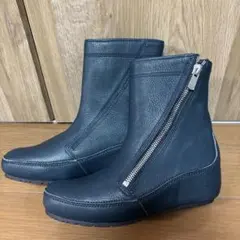 新品！Hina Day Green 本革　サイドファスナーブーツ　24cm
