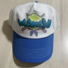 ワンチャンソーキャップ　ジュノン　グッズ　ブルー　hello my besty