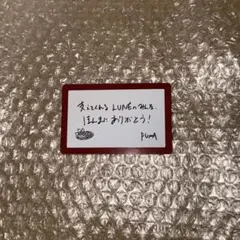 &TEAM FUMA 兵庫　神戸　購入特典　メッセージカード　会場限定