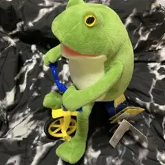 14体 かえるのケロピョンぬいぐるみ 自転車ギミック - メルカリ