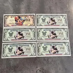 ディズニーダラー 1ドル＆5ドル ウォルト・ディズニーワールド100周年