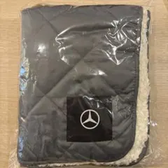 メルセデス・ベンツ　ブランケット　ネイビー　二枚セット　シルキータッチ メルセデス・ベンツ ブランケット ネイビー 二枚セット シルキー