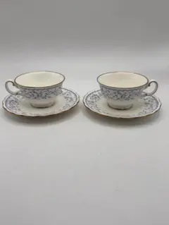 ノリタケ　ニンファラグーナ　ティーカップ&ソーサー ２セット