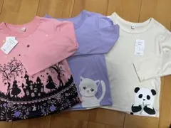 長袖カットソー　ロンT 110cm ３枚