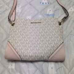 MICHAEL KORS ショルダーバッグ ホワイト/ピンク