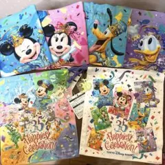 ディズニー　巾着袋　35周年　6枚セット　未使用品