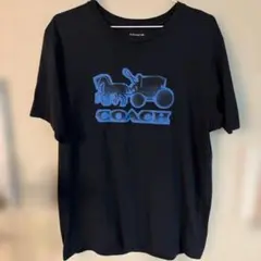 COACH 紺色Tシャツ X LARGE