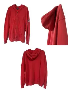 GAP ジップアップパーカー レッド