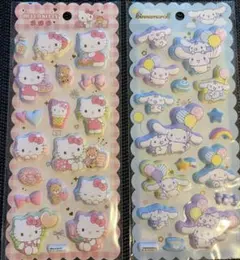 【新品未開封】SANRIO もちもちマシュマロシール　ハローキティ＊シナモロール