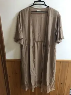 アースミュージック  薄手ロングカーディガン