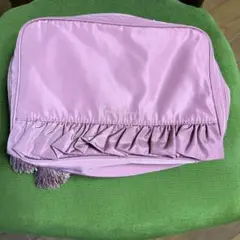 Francfranc フリルポーチ ピンク