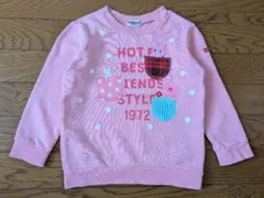 ホットビスケッツ トレーナー 100cm ピンク