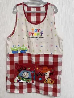 最終値下げ★トイストーリー エプロン フリーサイズ 保育士 バズ ウッディ