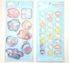 ★正規品★シナモロール　おはじきふうシール・ウォーターシール