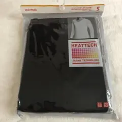 ユニクロ ヒートテックVネックT 九分袖 MEN S ブラック