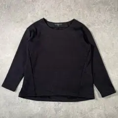 【美品】la.f... ラエフ ブラック カットソー 長袖トップス 2S