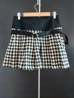 MAITRESSEメトリーゼ 千鳥格子柄 フレアスカート 9号