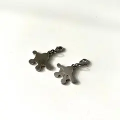カエルのチャーム 2個 シルバー (Lazy Susan＆ハンドメイド)のサムネイル