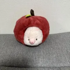 リンゴ型ぬいぐるみ 豚入り