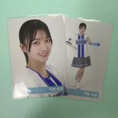 松尾桜 日向坂46 横浜DeNAベイスターズユニフォーム 生写真 ヒキ