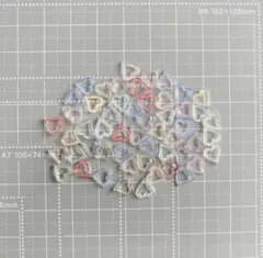 ネイルパーツ　ハート型2種×約50個で150円