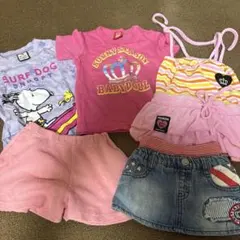 BABYDOLL & Snoopy キッズ服セット　5点のサムネイル