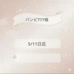 バンビ777様専用