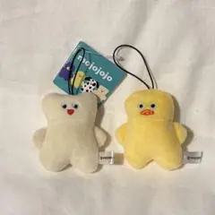 mojojojo にこっとストラップ　モジョジョジョ　くま　ひよこ